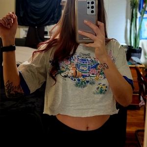 Vintage crop top